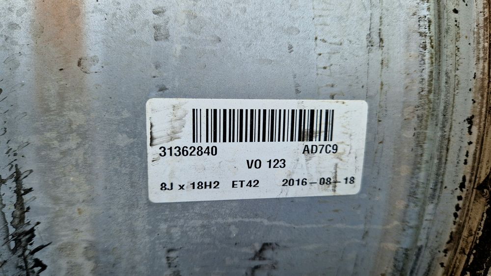 Волво 18 5х108 лети джанти Volvo S60 S80 S90 V60 V70 V90 XC. 5X108