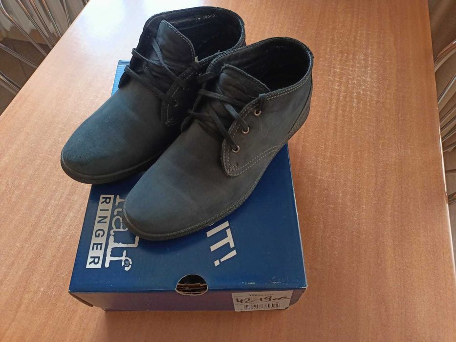 Мужские ботинки из нубука Ralf - осень / весна