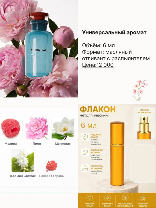 Маслянные духи на разлив оригинал