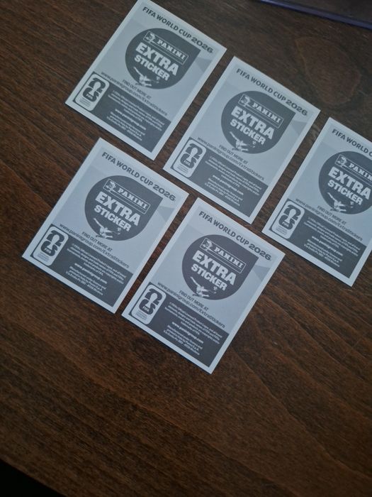 Panini World Cup 2026 Extra стикери