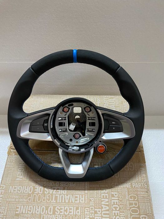 Volan sport Renault Alpine alcantara piele nou original