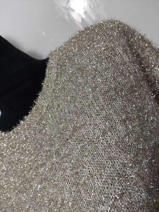 Pulover AURIU sclipitor genial de Revelion/craciun si alte ocazii