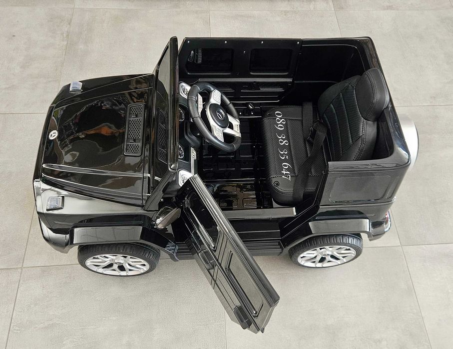 ТОП ЦЕНА!НОВО!Акумулаторен джип Mercedes G63 AMG с 12V,МЕКИ ГУМИ,USB