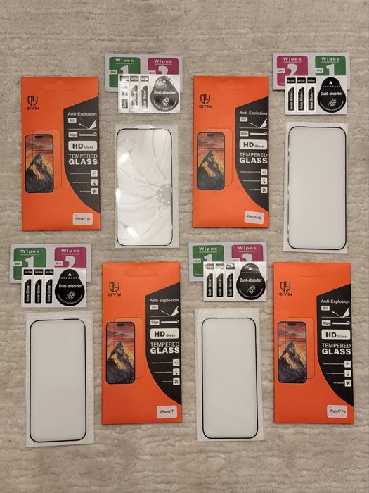 Folie sticlă securizată HD iPhone 17 toate modelele – protectie ecran