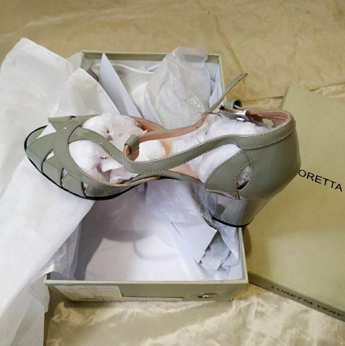 Туфли лаковая кожа Italy