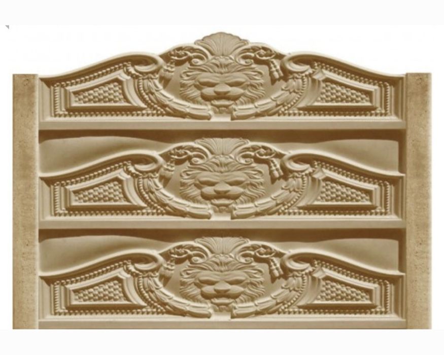 Garduri durabile din stalpi și placi prefabricate din beton armat.