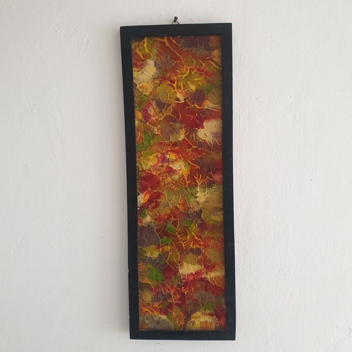 Tablou pictat pe sticlă