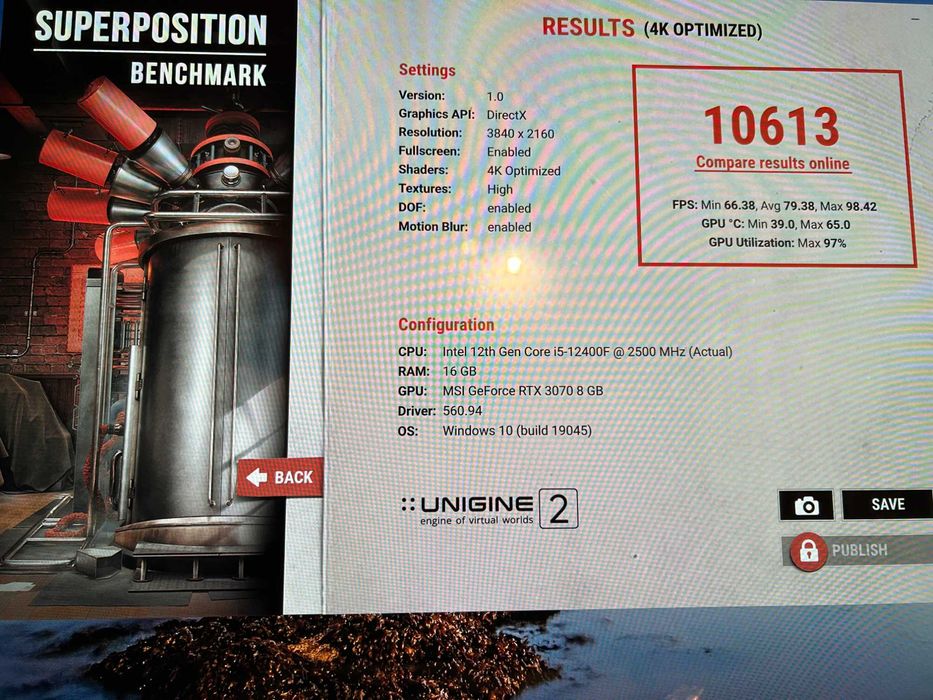 Геймърски i5 12400/RTX 3070/16gb рам/Nvme+hdd 3tb/Fractal Desing Top