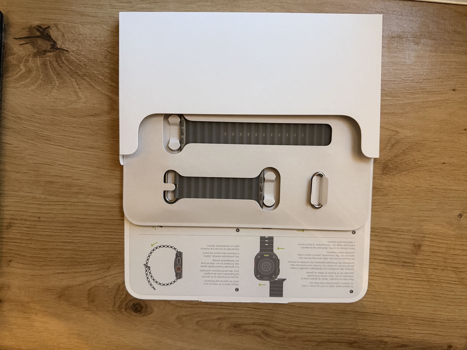 Ocean Band Apple Watch ultra 1 /2/3/4 Natural Titanium Buckle