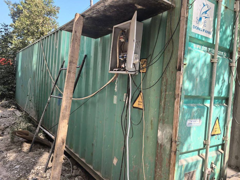 Контейнер домик сотилади кровати бор