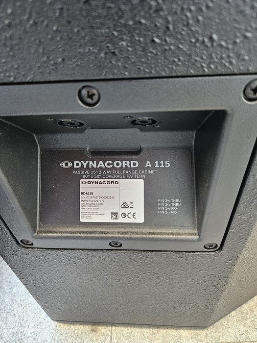 Boxe Dynacord A115 pasive, ca si noi noute!