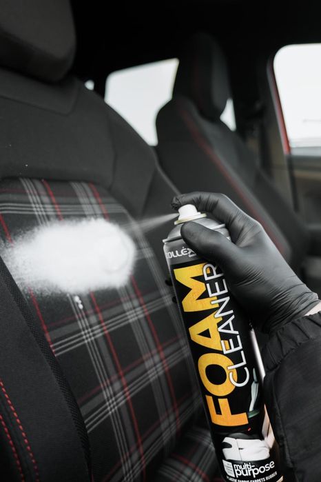 пяна за почистване - интериорна с четка zollex 650мл. zc-233, ...