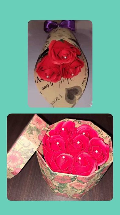 Cadouri flori din săpun