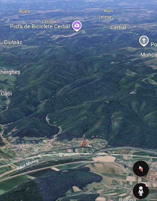 Vand PARCELE de Teren in VEȚEL  Intravilan lângă DEVA