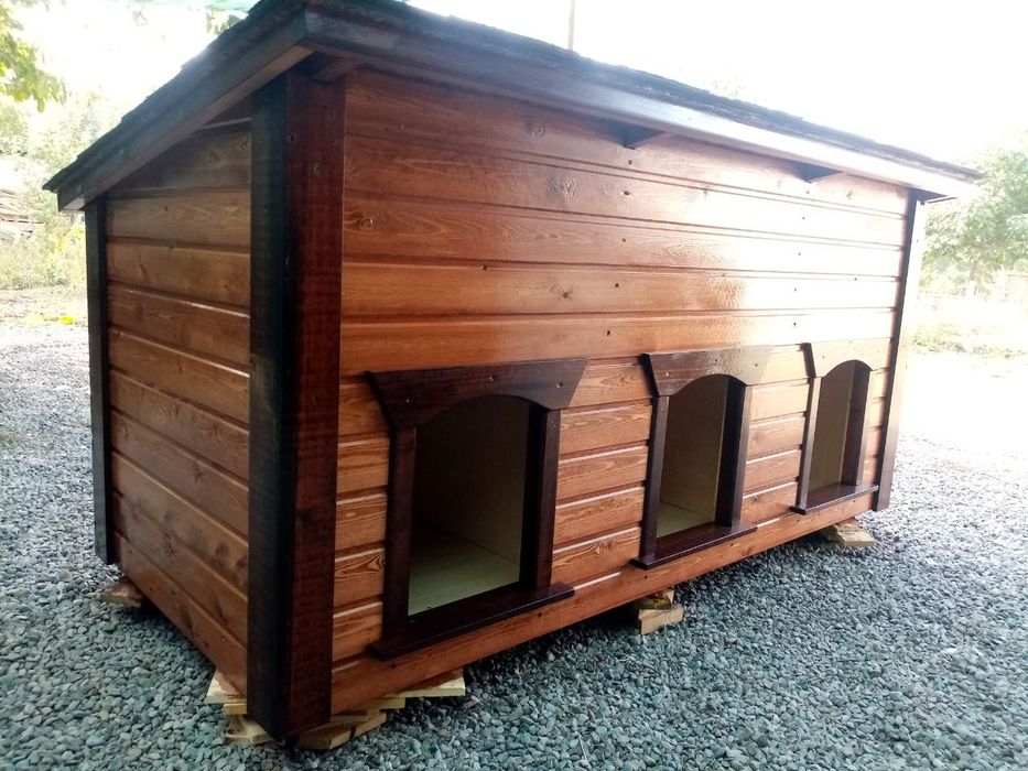Будка для трёх собак. Премиум класс.