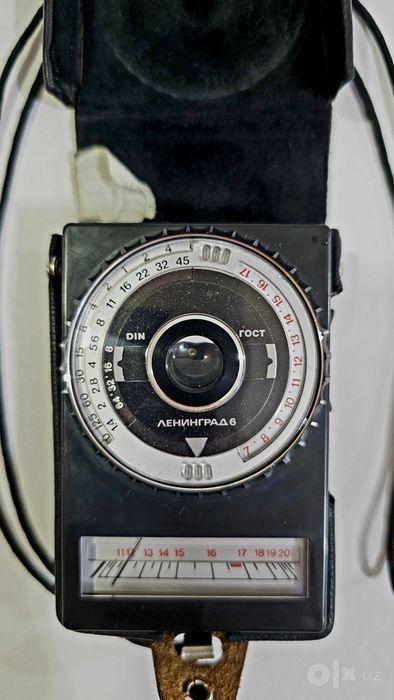 Экспонометр «Ленинград-6», кожанный чехол.