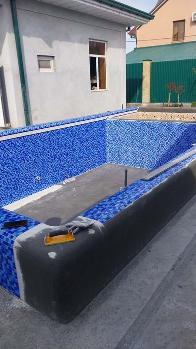 Басен куриш basen qurish Строительство бассейнов | Бассейн под ключ