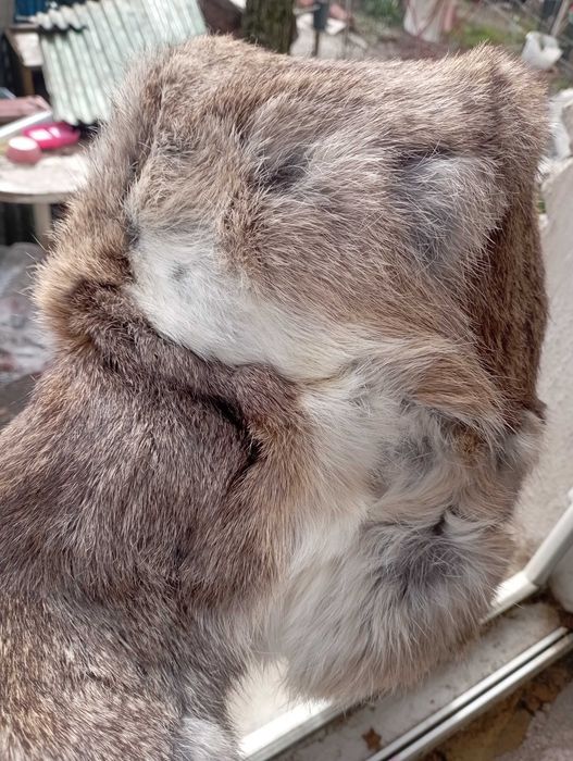 Естествен косъм шапка ушанка