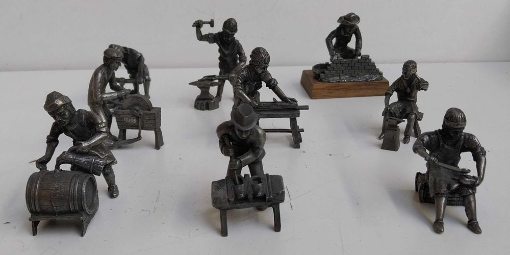 НАЙ ДОБРАТА ОФЕРТА 9 бр. ЛОТ Стари метални миниатюри , Daalderop