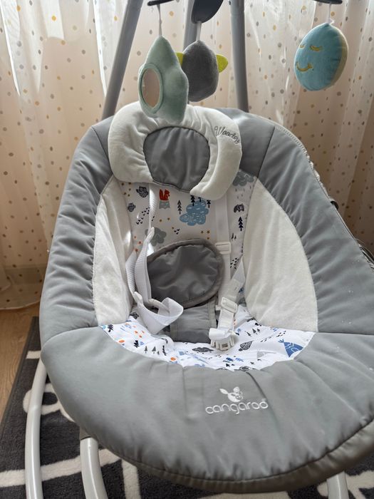 Cangaroo Woodsy електрическа бебешка люлка за дома