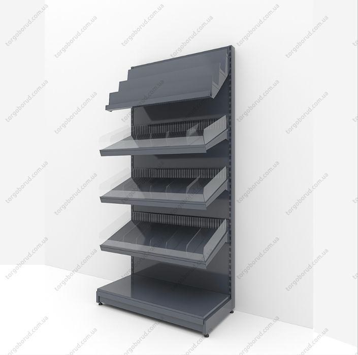 Oziq Ovqat Marketlar Uchun Temir Stellaj Temir Polkalar Vitrina