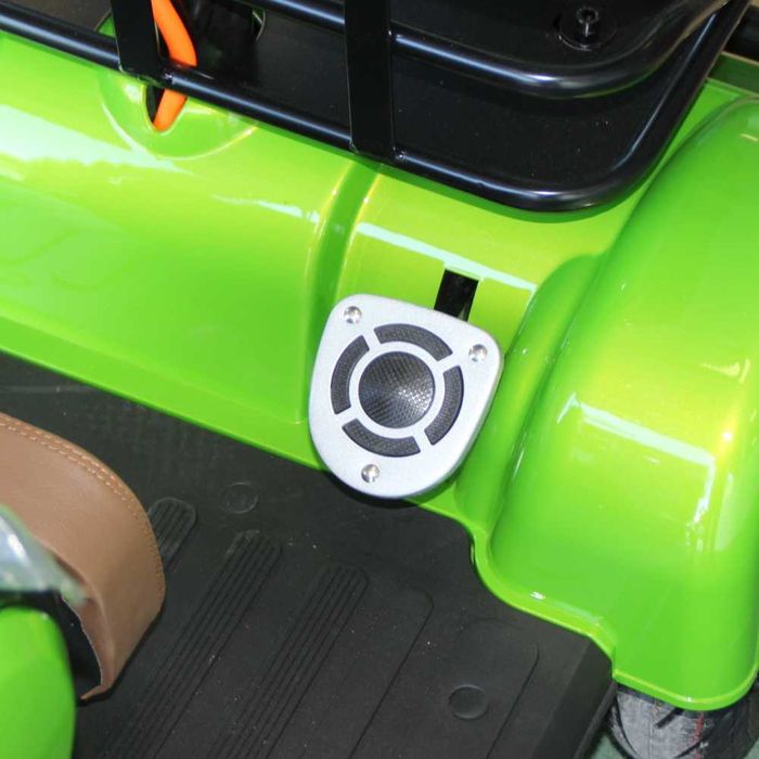 Мини триместна електрическа четириколка MaxMotors A9 GREEN, 1500W