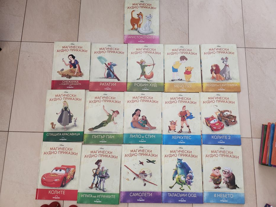 29 книжки Магически аудио приказки + 29 фигурки + колонка
