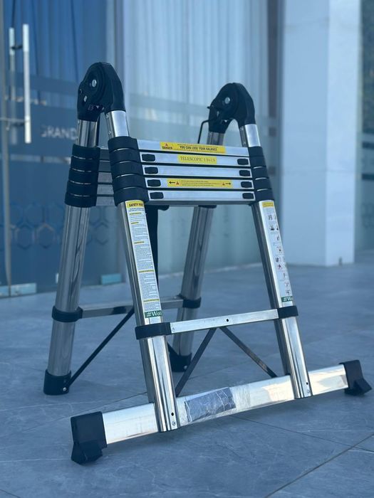 Narvon teleskop nikel, narvon, лестница, телескопическая лестница