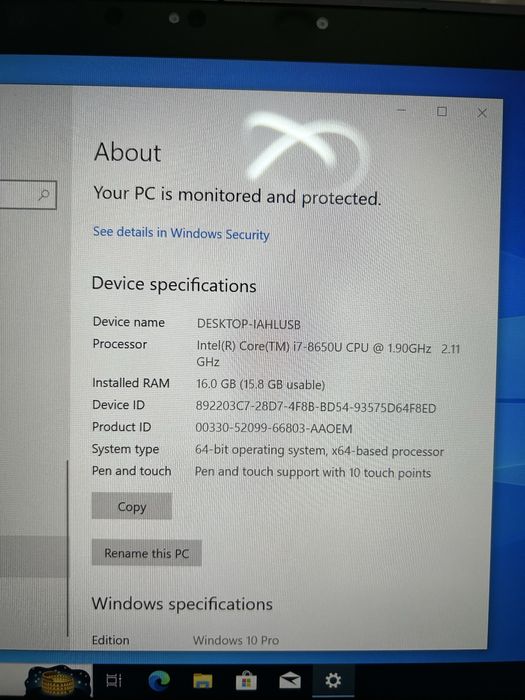 Лаптоп Lenovo Thinkpad X1 Yoga 8gen i7