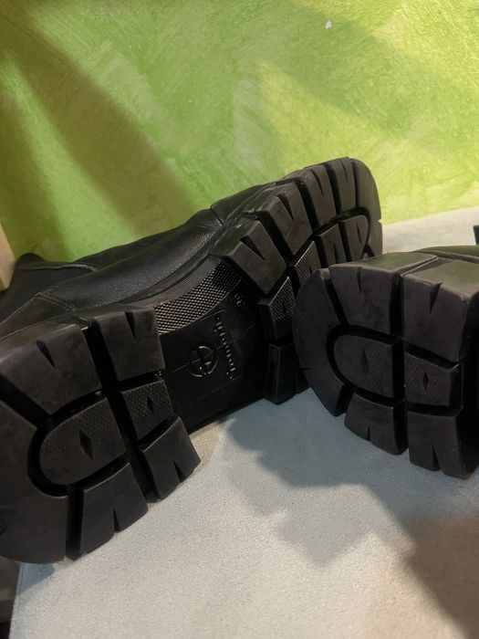 Ghete Tamaris din piele naturală