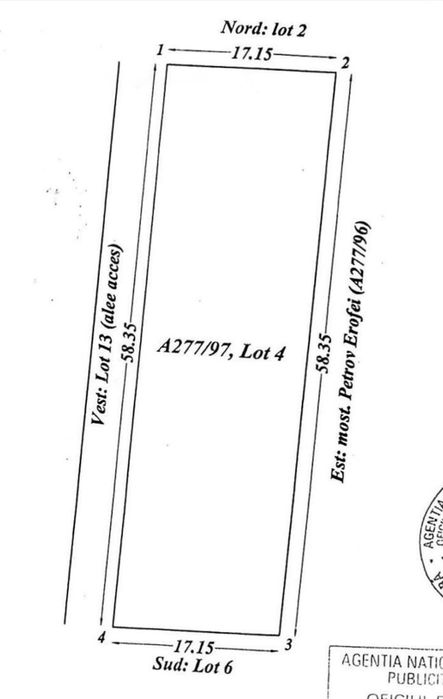 Teren 1000 mp, Năvodari – la limita cu intravilanul, zona Manhattan