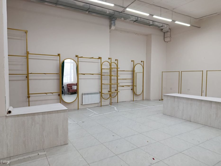 Стеллаж витрина зеркала