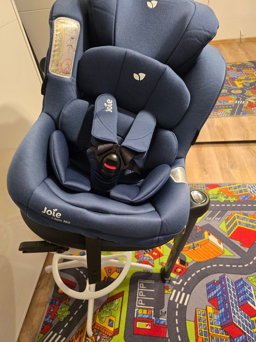 Scaun auto Joie i-Spin 360 Deep Sea, 61 cm-105 cm, testat ADAC