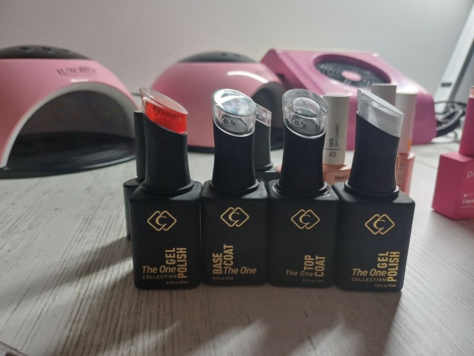 Set complet manichiură profesional – lămpi Luxorise, freză, aspirator