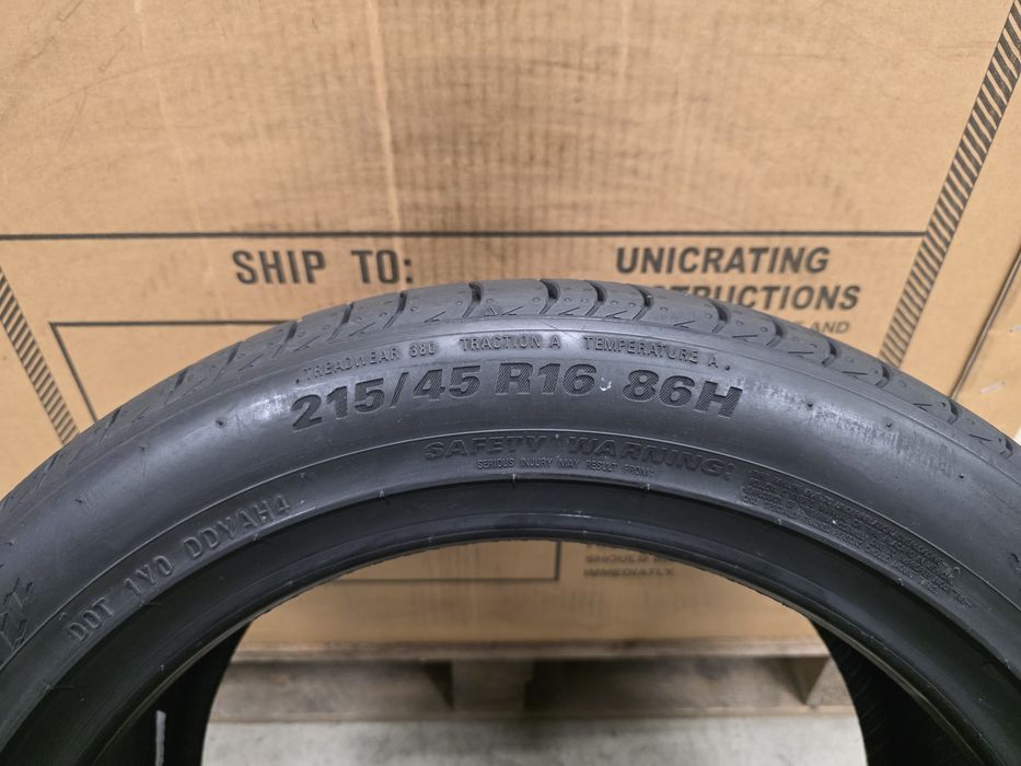 215/45/16 86H 4бр.KUMHO ECSTA-Made in KOREA-Rim protector