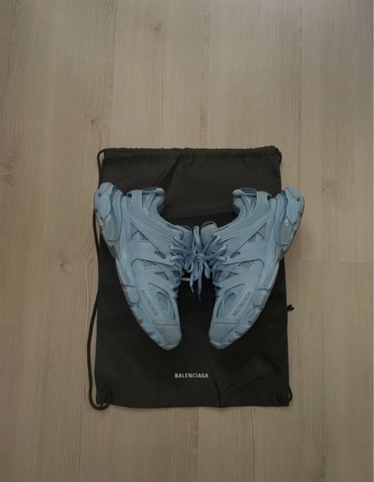 Balenciaga track baby blue