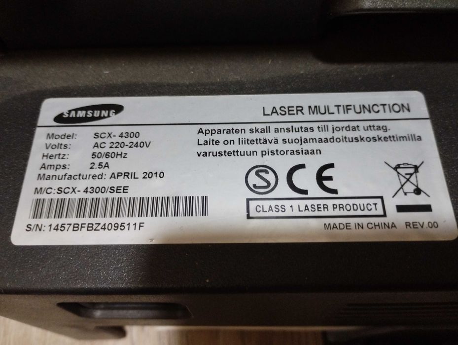 Принтер Самсунг SCX-4300