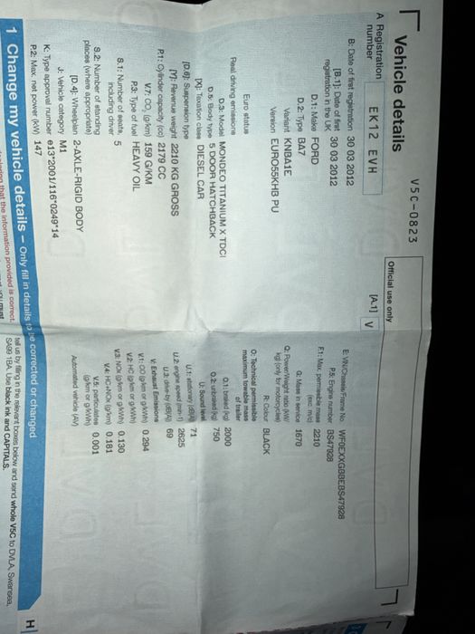 Motor Mondeo mk4 2.2 din 2011