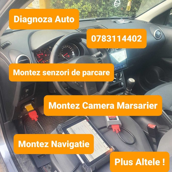 Senzori de parcare-Camera marsarier-Tub de bass-Diagnoza-Doar MONTEZ