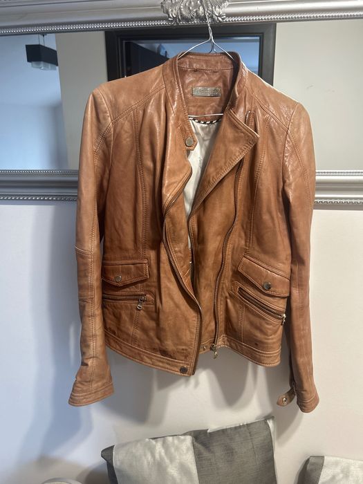 Geaca piele Massimo Dutti