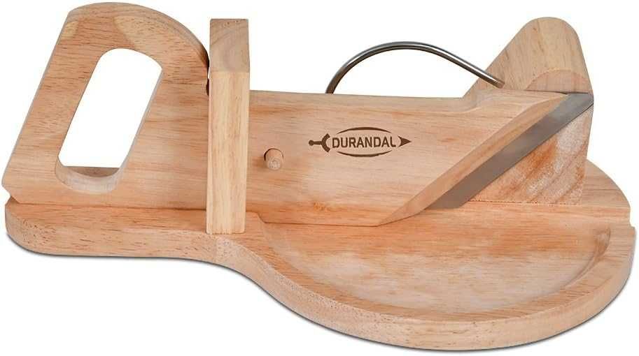 Дървена резачка за салам Durandal, идеална резачка за мезета