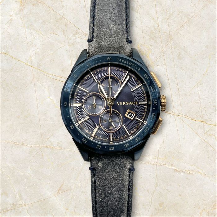 Versace V-Race Chronograph – Denim Edition мъжки часовник
