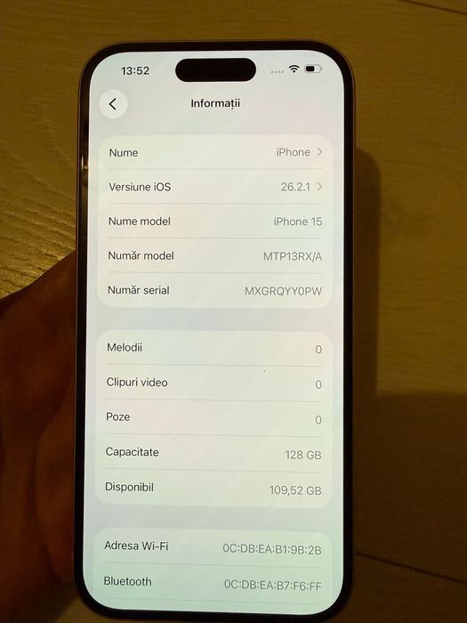 Iphone 15 PINK 128 Gb