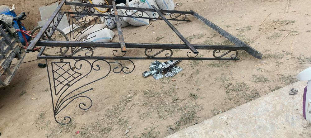 Перила ограждения навес в стиле хай-тек