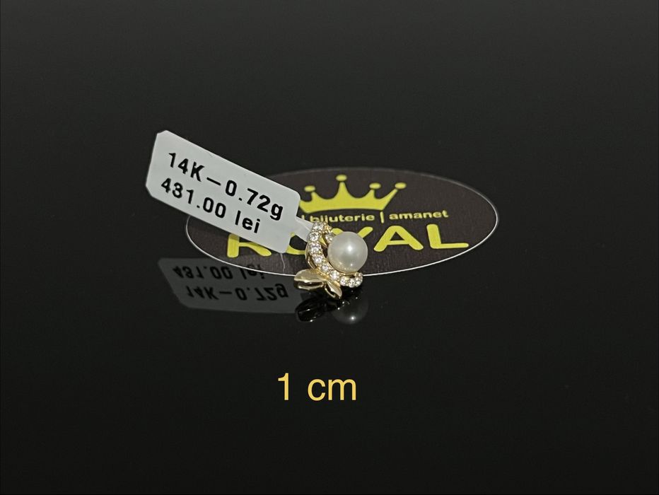 Bijuteria Royal CB : Pandant aur nou 14k 0,72gr