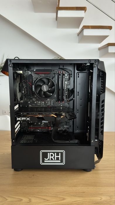 OFERTA PC Gaming Ryzen 5 2600 + X470 Mobo + RX 580 8GB + 16GB RAM + SSD 500GB + HDD 1TB +  Windows 11 Pro