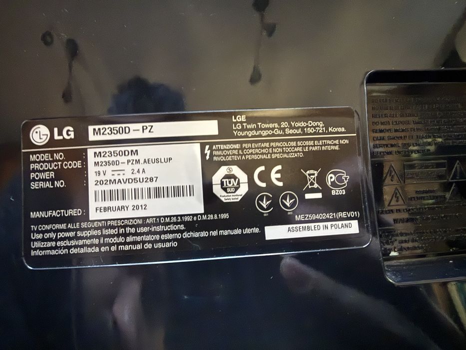 Телевизор LG 23” Full HD – модел M2350D-PZ