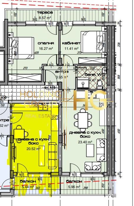 Продава се Тристаен апартамент в Варна, Цветен квартал - 101 кв.м за 1085 €/кв.м - Снимка #1