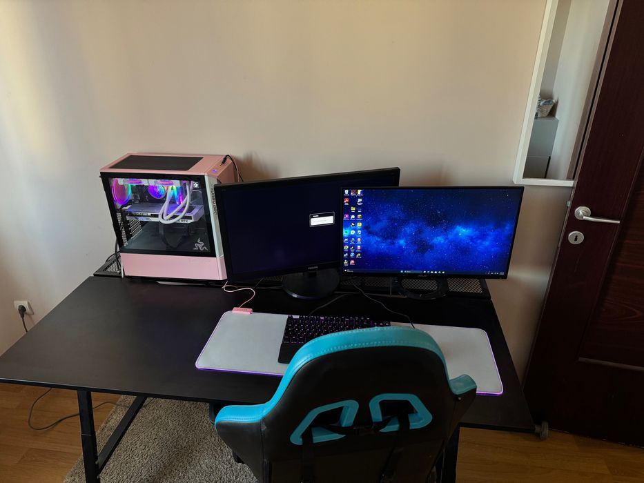 VAND/ SCHIMB PC Gaming White/Pink – RTX 4060, i5 13400F, 32GB DDR5, SSD 1TB (FULL SETUP ARGB)