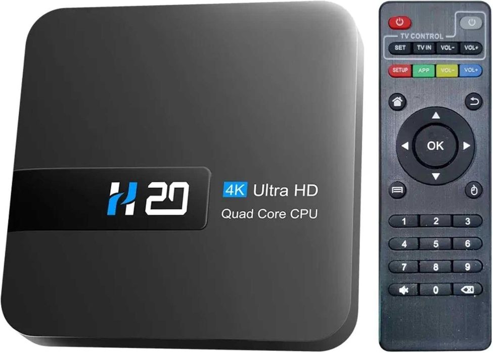 Smart TV box 3D HD TV Box Quad-Core CPU RK3228A, WiFi, 4K, H.265.